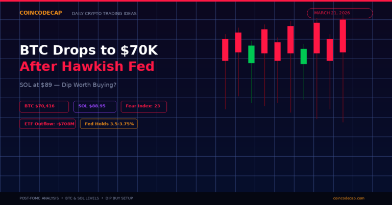 Bitcoin Crashes 5% After FOMC — Is Solana at $89 the Smartest Dip Buy Right Now?